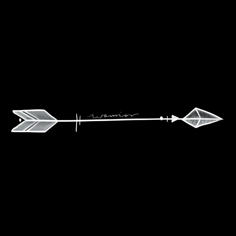 Arrow warrior white