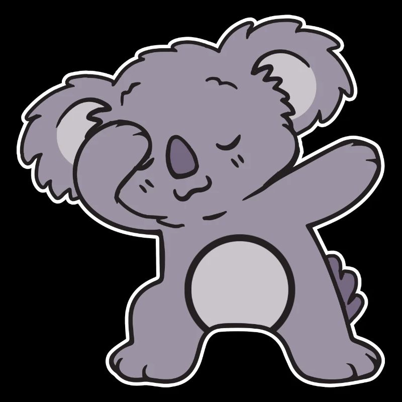 Cute Dabbing Koala