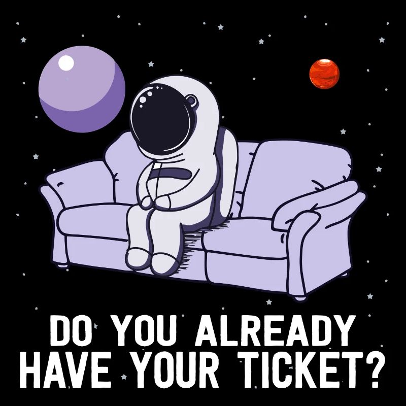 Planet Astronaut Weltraum Raumfahrt Geschenk Idee