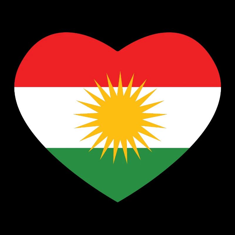 Kurdistan Flagge Bakur Bashur Rojava Rojhlt Newroz
