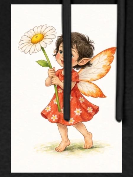Daisy Fee mit Blume