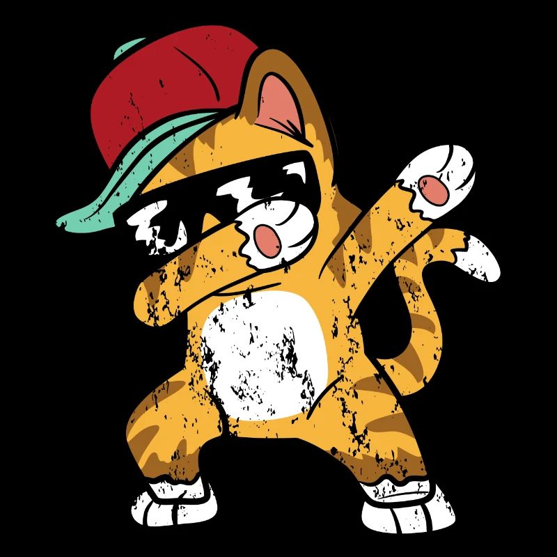 Retro Vintage Grunge Style Dabbing Dab chat