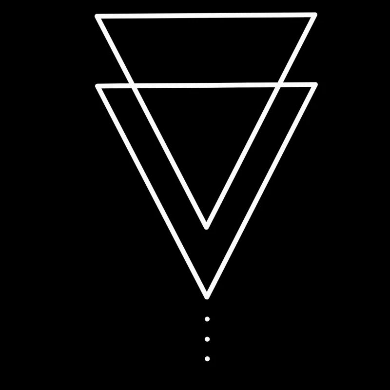Triangle Mountain Abstract