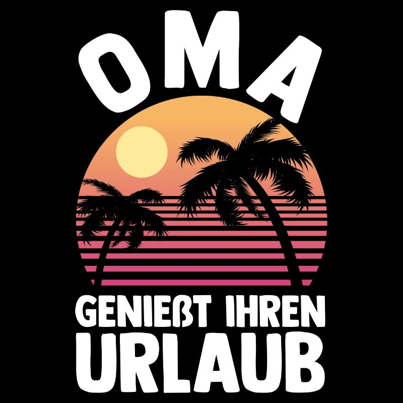 Urlaub Urlauberin Großmutter Oma