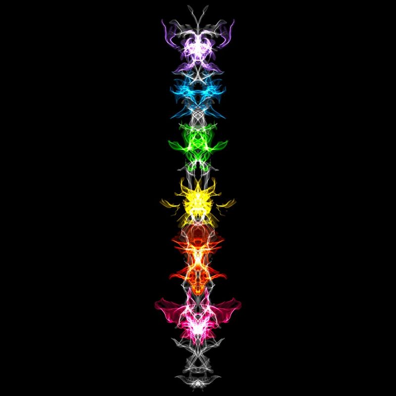 Fractal Art - Chakras - Energy Centers
