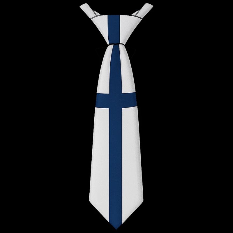Cravate Finlande – Conception du drapeau