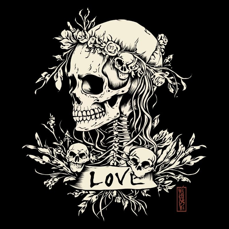 Rose Skull