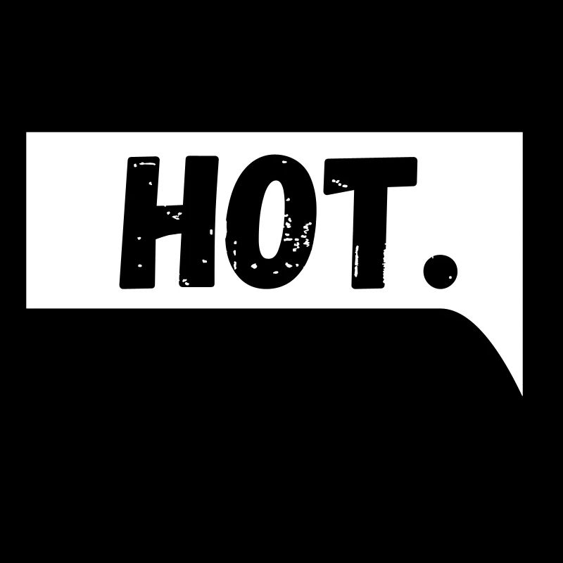 Comic Speech Bubble Hot