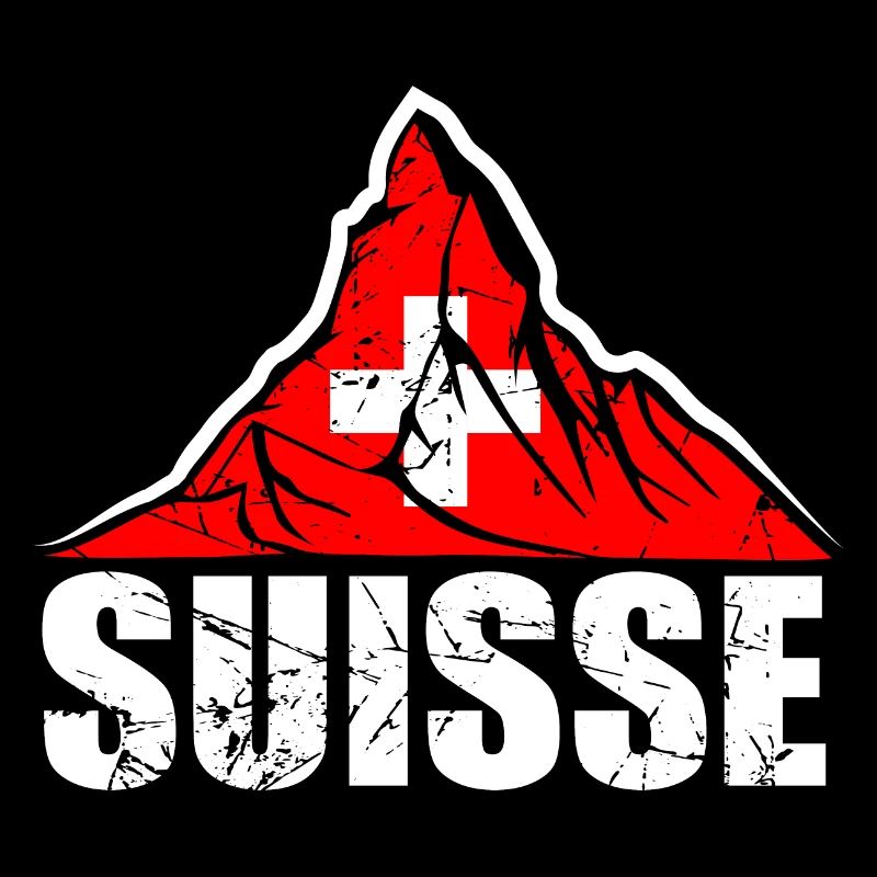 Suisse Cervin - Drapeau suisse
