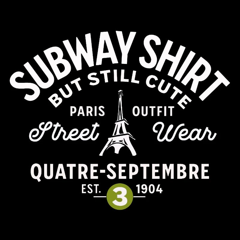 Paris subway shirt September 4