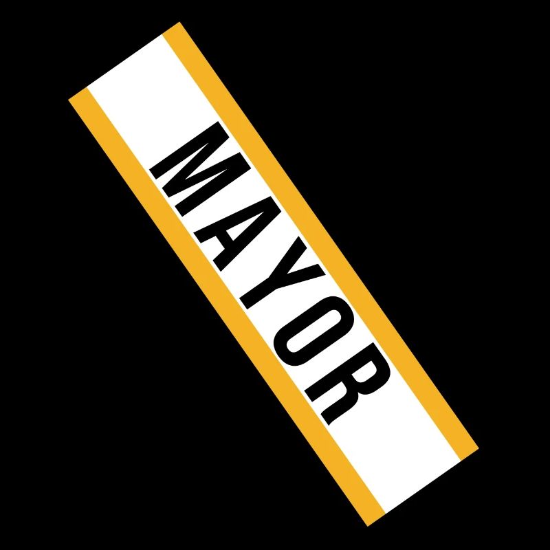 Mayor Sash Costume - Yellow