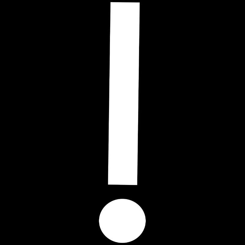 Modèle de modèle de point d’exclamation Modèle