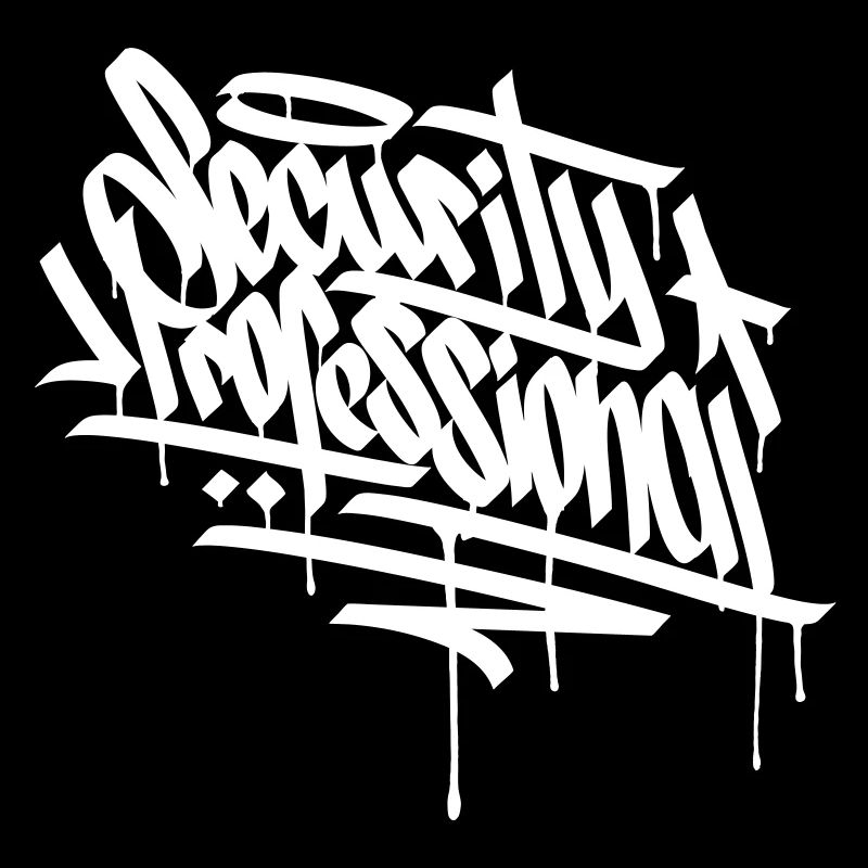 HACKER GRAFFITI TAG - CYBER SICHERHEIT EXPERTE