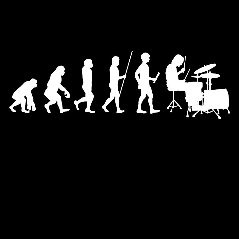 Drummer Schlagzeuger Evolution Schlagzeug