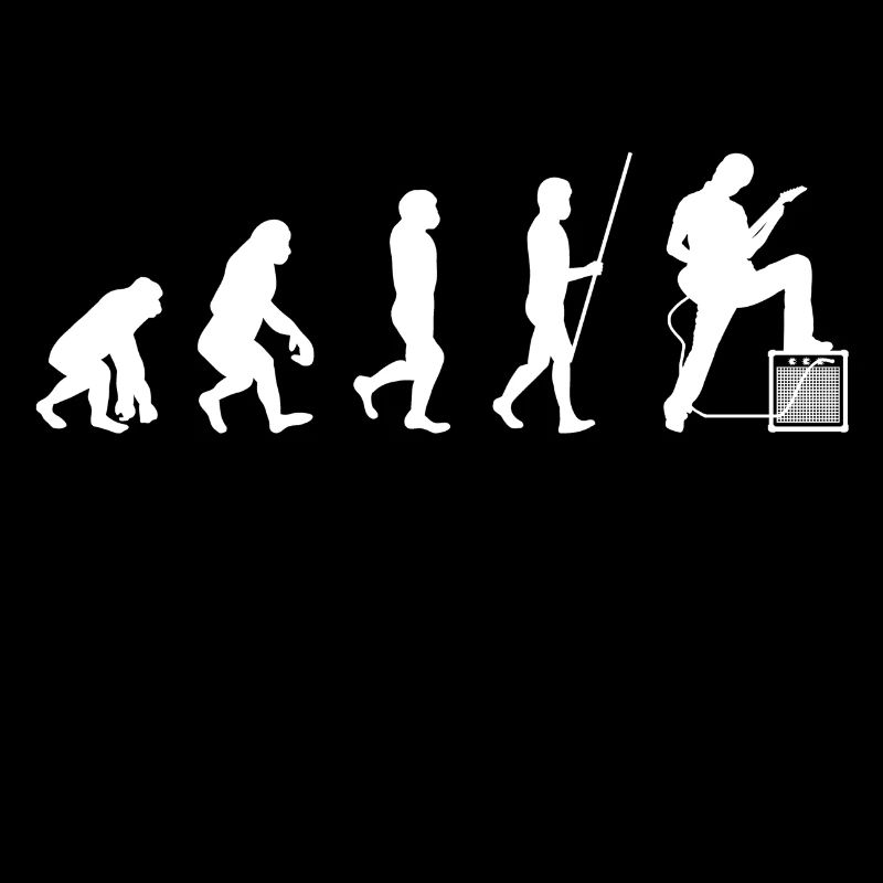 Gitarrist Gitarre Evolution E-Gitarre