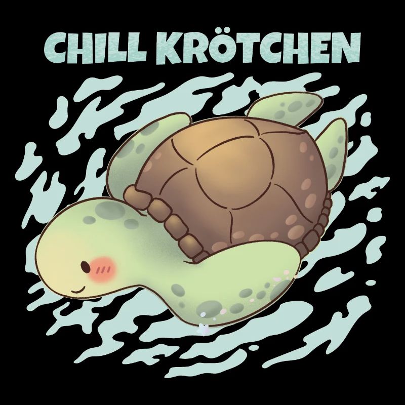 Chill Krötchen Schildkröte Chillen Turtle Relax