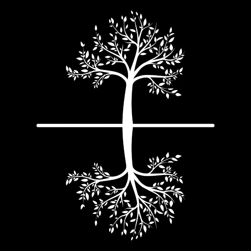 Mutter Erde Baum Reflektion Natur Geschenk