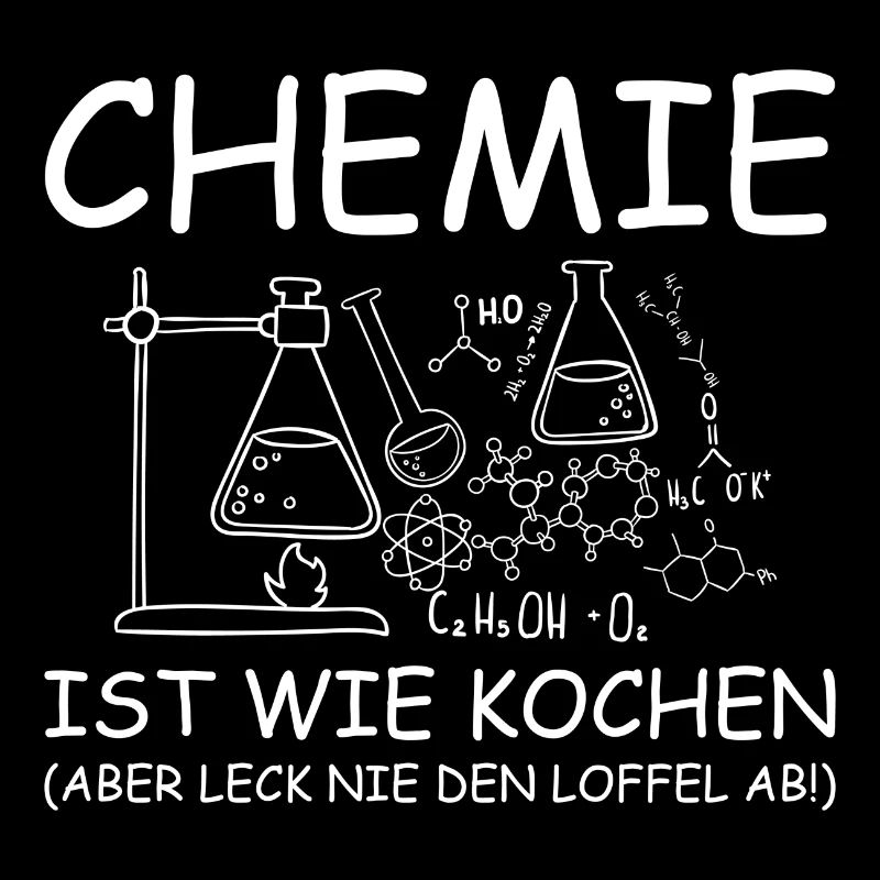 Chemistry laboratory flask cooking saying gift
