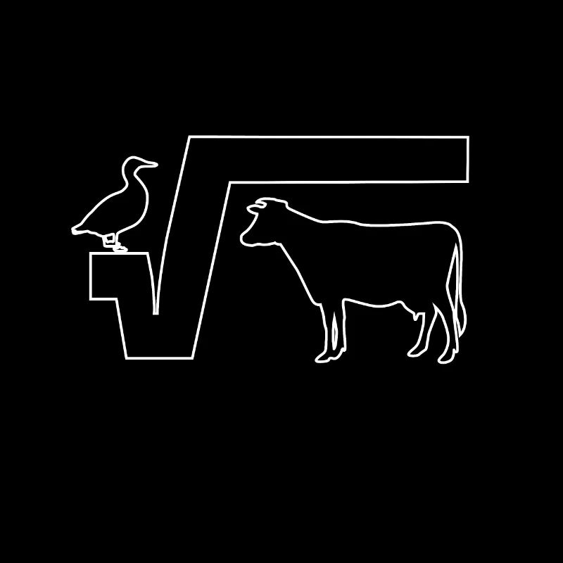 Math duck root from cow