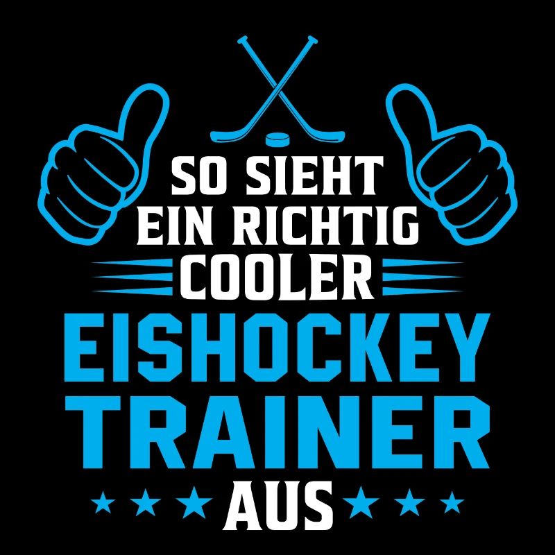So sieht ein cooler Eishockey Trainer aus