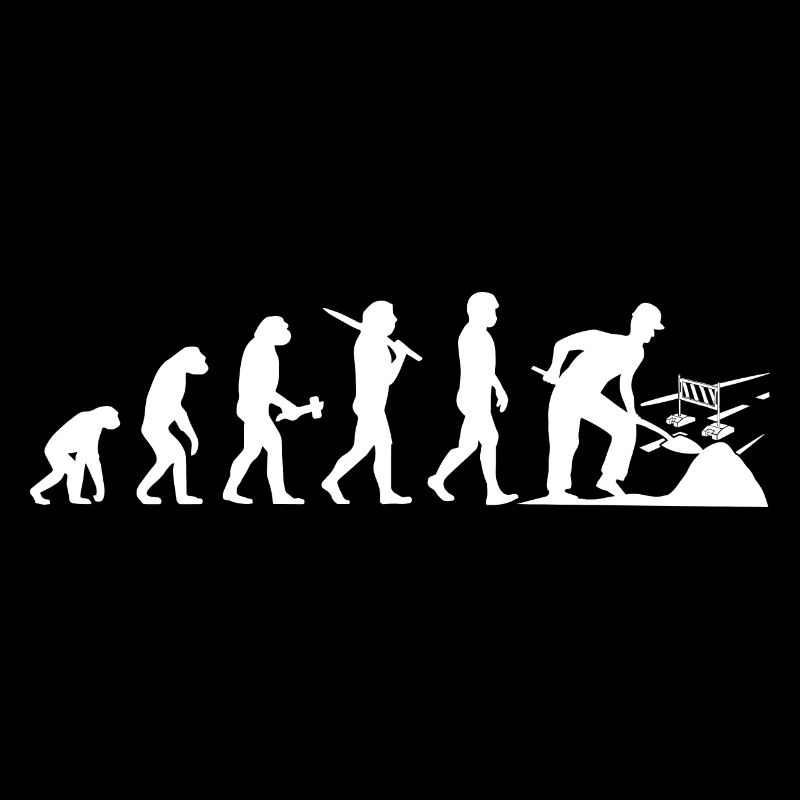 Straßenbauer Straßenbau Evolution Geschenk