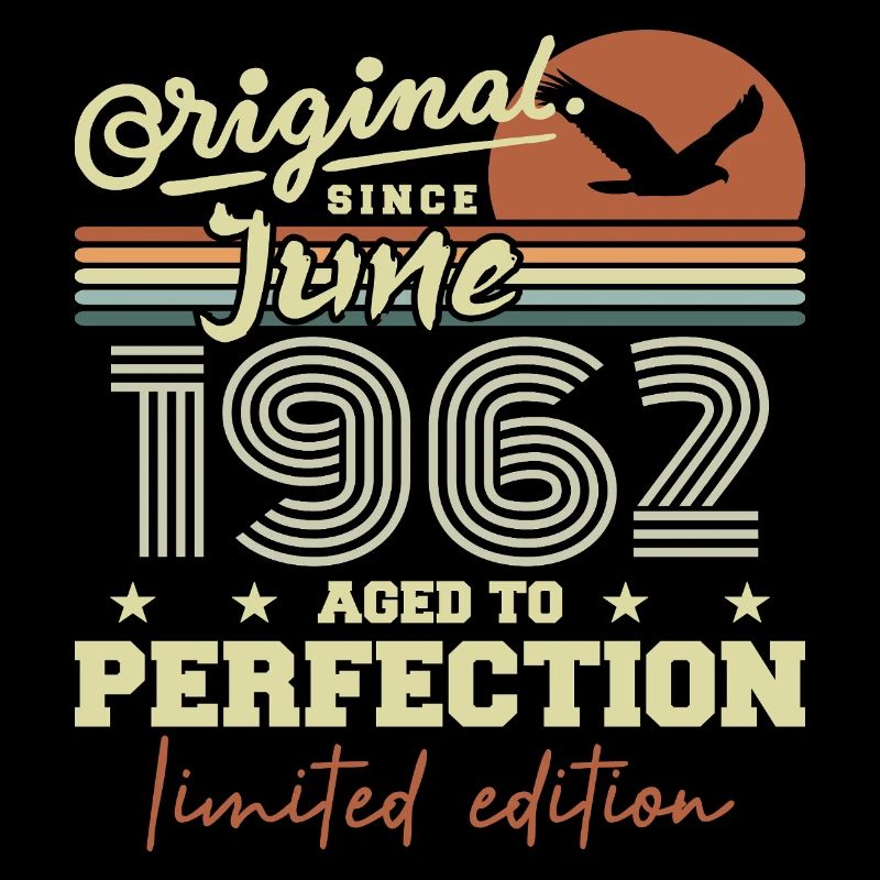 Geboren im Juni 1962, Juni 1962, geboren im Juni 1962 Juni 1962