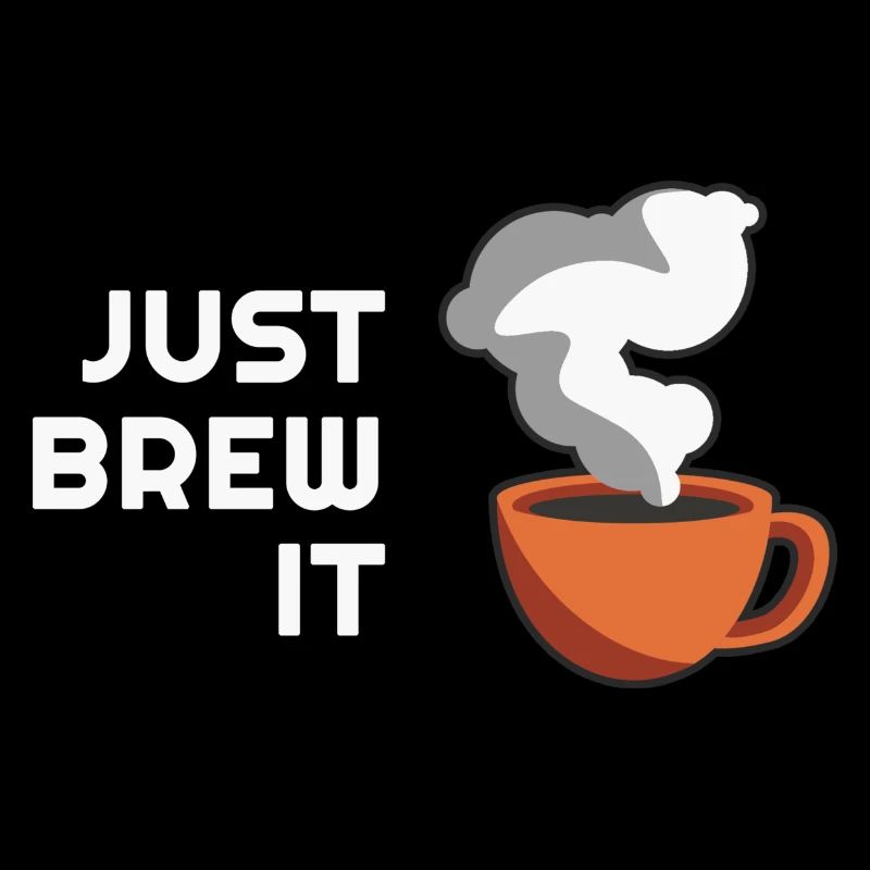 Il suffit de le préparer Funny Coffee Dictons Minimalisme