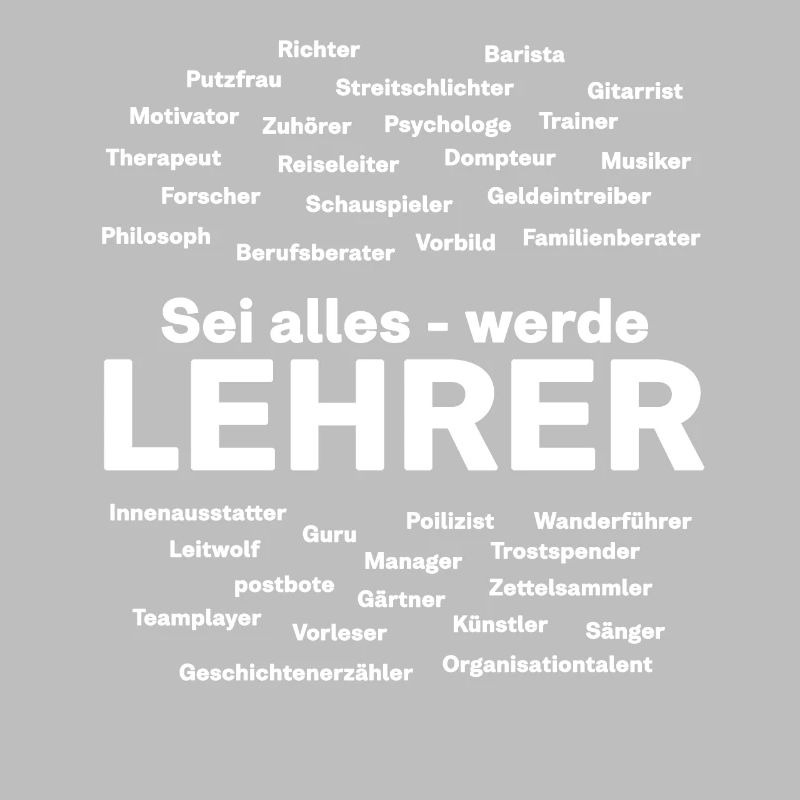 Geschenk Sei alles werde Lehrer