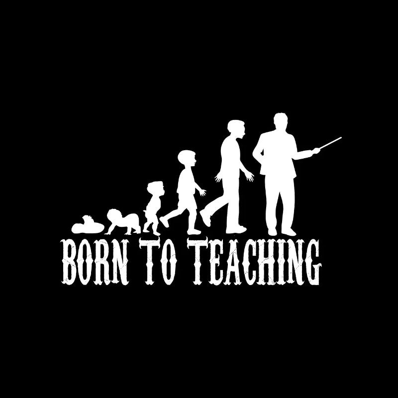 Lehrer Kind Baby Evolution Geschenk