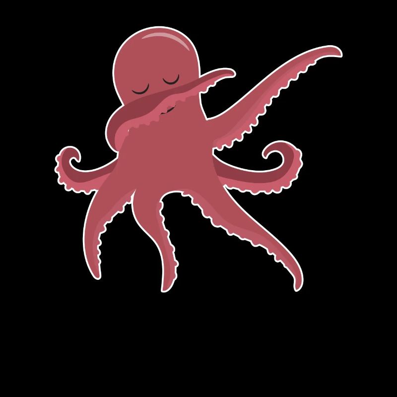 Dabbing Squid Kraken Squid Dancing Octopus