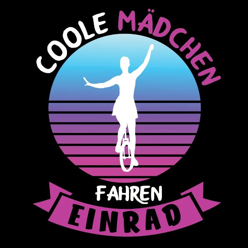 Einrad Unicycle Einradfahrerin Geschenkidee