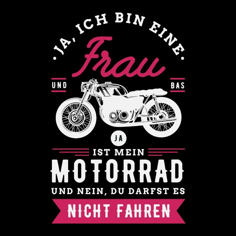 Motorrad Motorräder Bikerin Geschenkidee