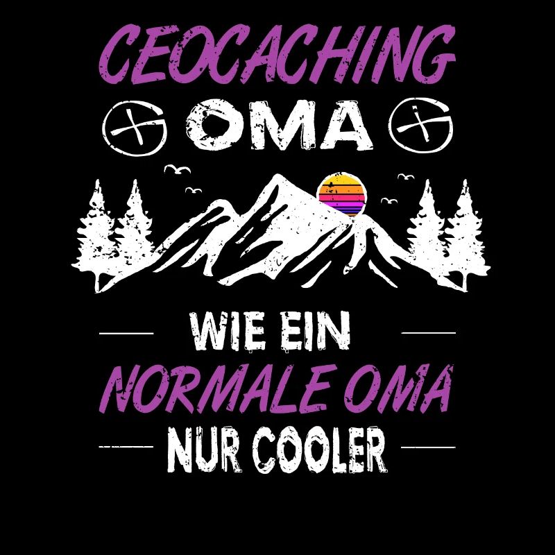 Geocacher Geocaching Oma Cache Geschenk