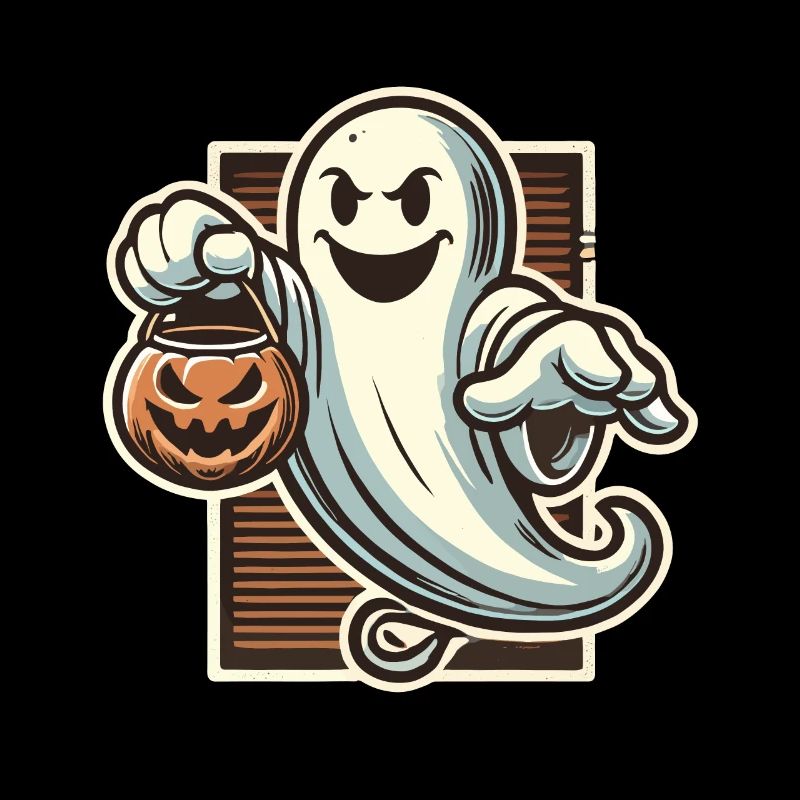 Niedliches Halloween Gespenst Süßes Oder Saures