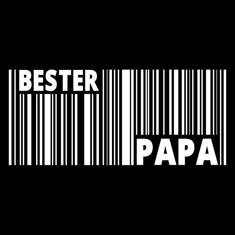 Bester Papa Vater Barcode