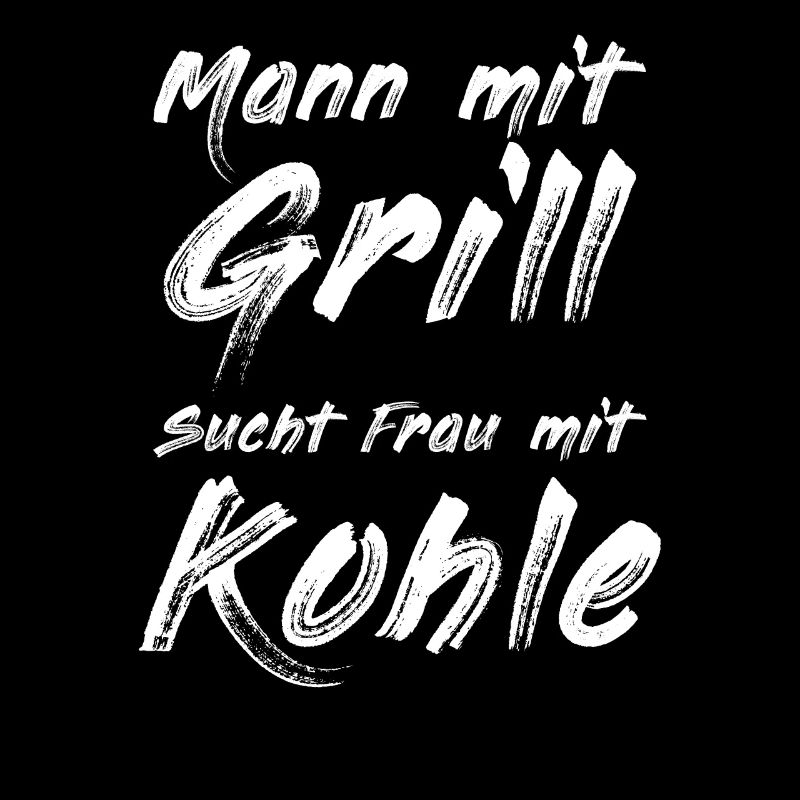 Mann mit Grill sucht