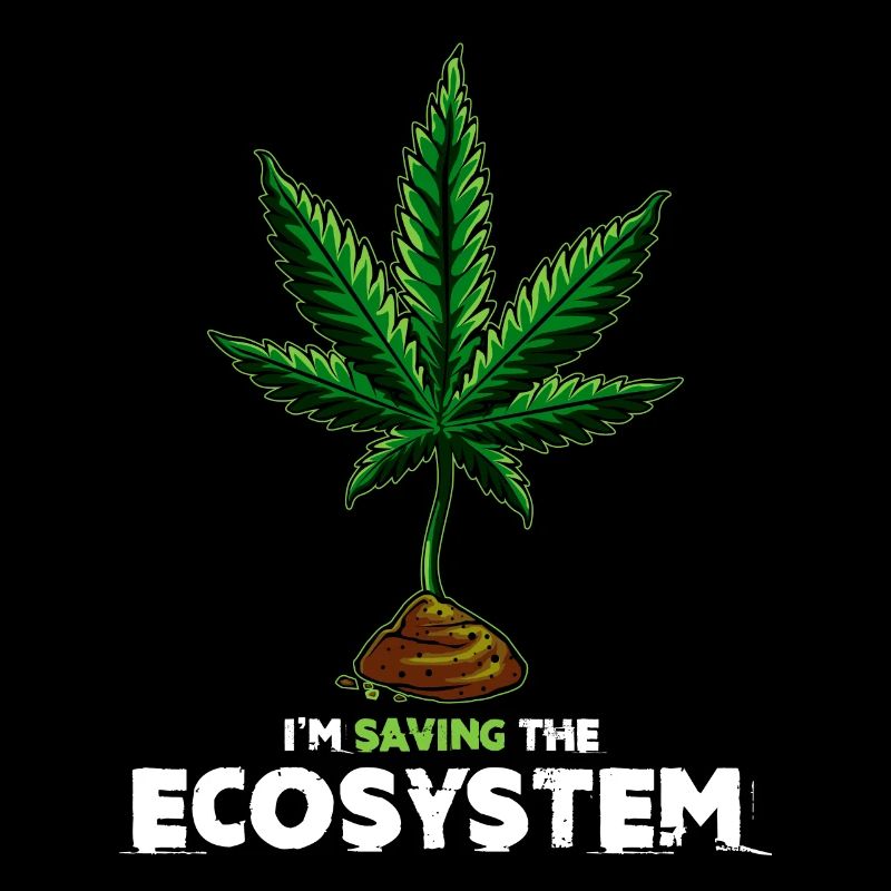 Cannabis Ganja Statement grass gift trendy