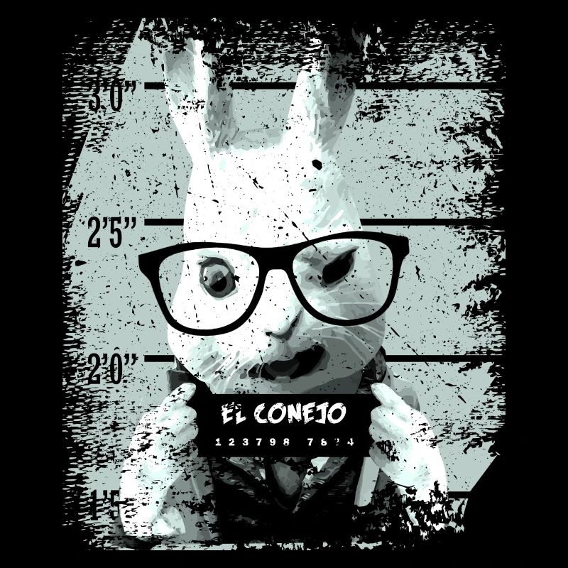 Lapin de prison drôle lapin