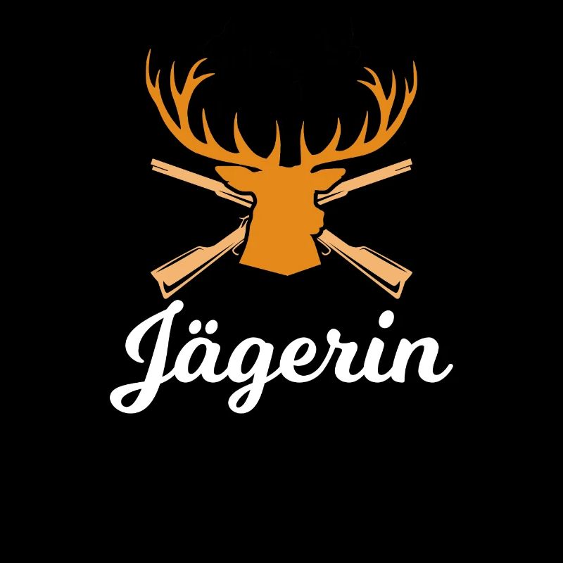 Jägerin Hirschgeweih