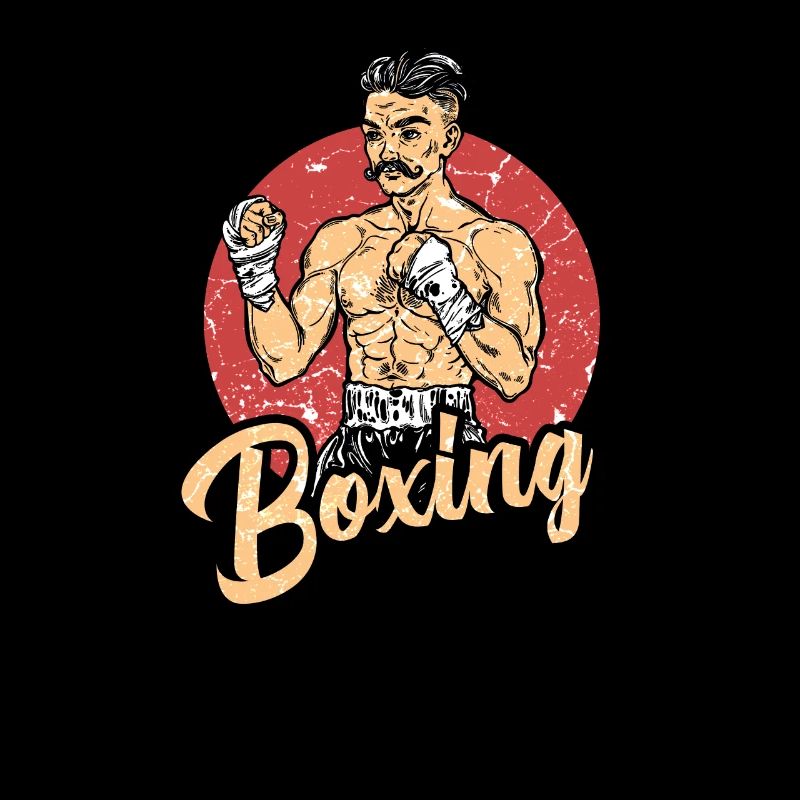 Gants de boxe Knock Out Dire rétro