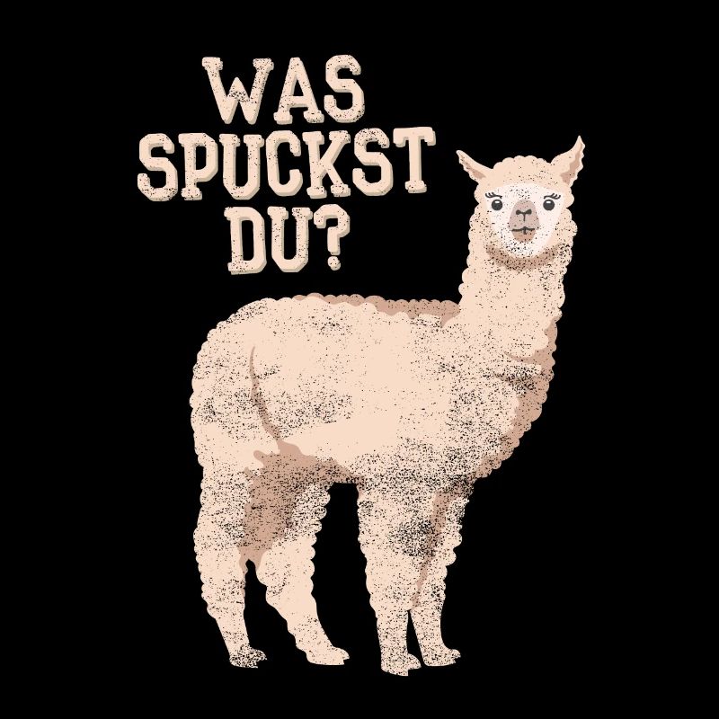 Funny alpaca from Peru with saying gift idea