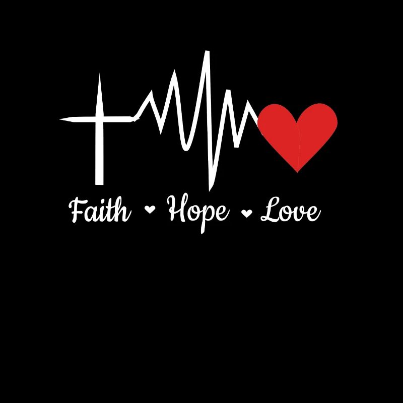 cooles Glauben Hoffen Lieben Geschenk