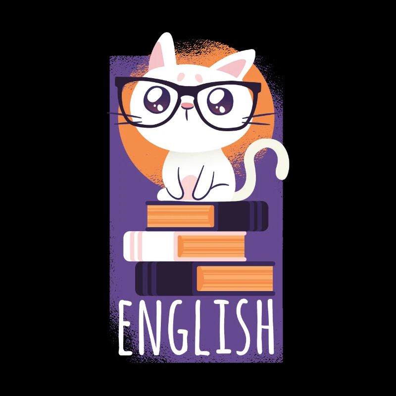 Englisch Übersetzer Katze Tshirt Geschenk