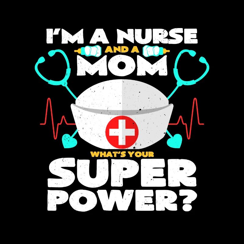 Supermama & Krankenschwester | Muttertag Geschenk