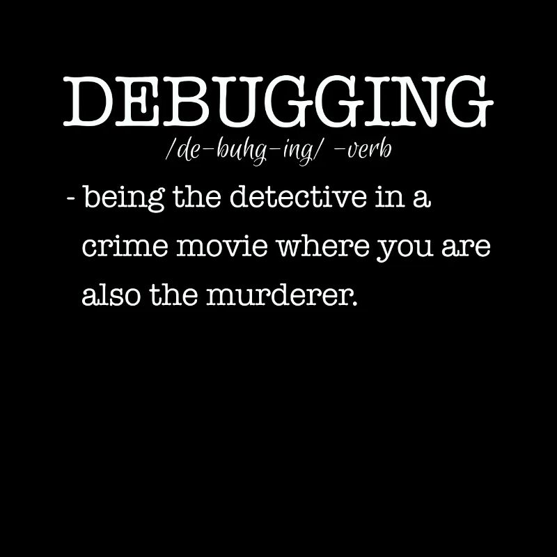 Informatiker Debugging Spruch