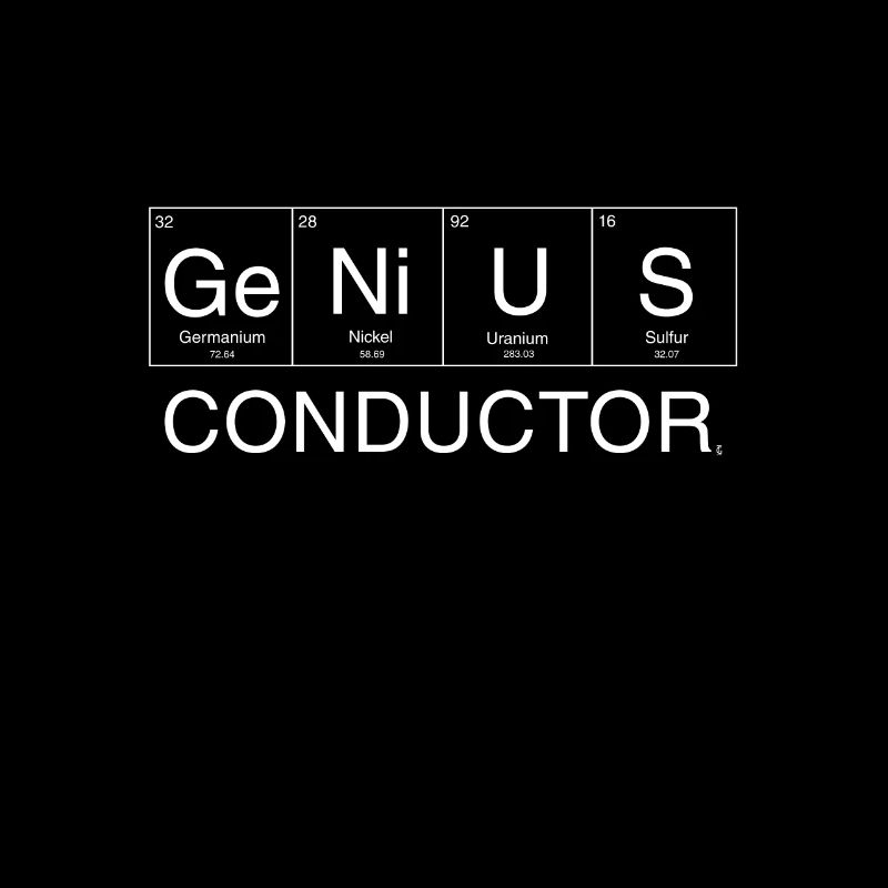 Genie-Dirigent-Tabelle des Element-Musikers