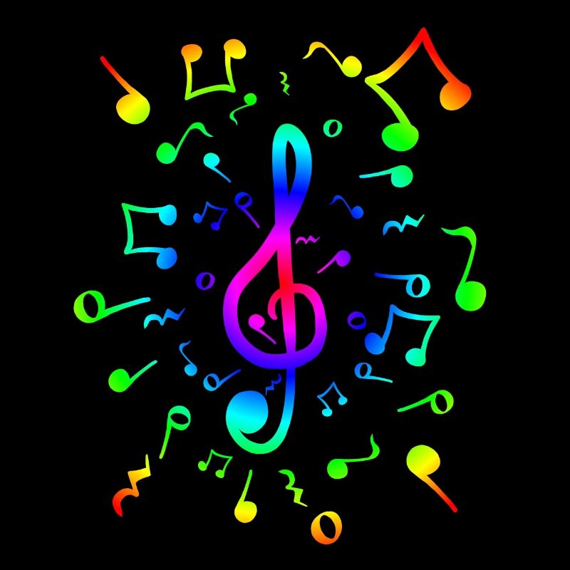 Clef singing instrument playing gift