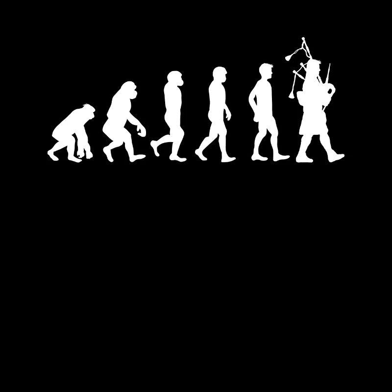 Pipe en sac T-shirt cornemuse joueur Evolution