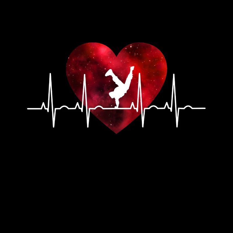 Battement de coeur de danse de breakdance