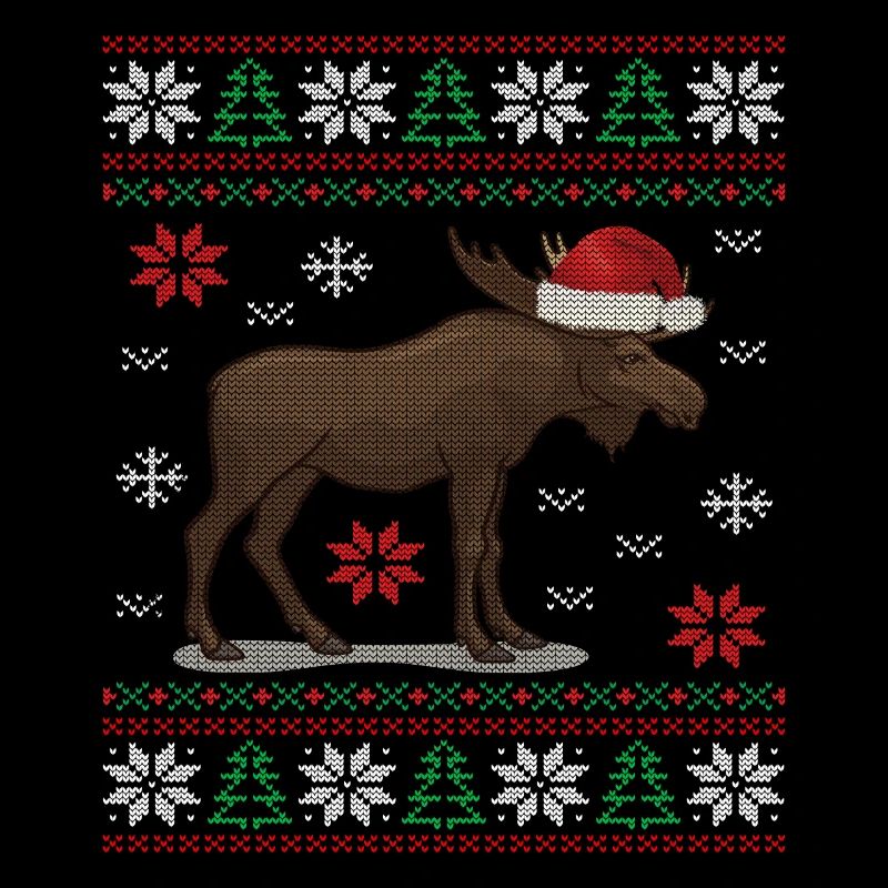 Joyeux Christmoose Noël orignal cerf